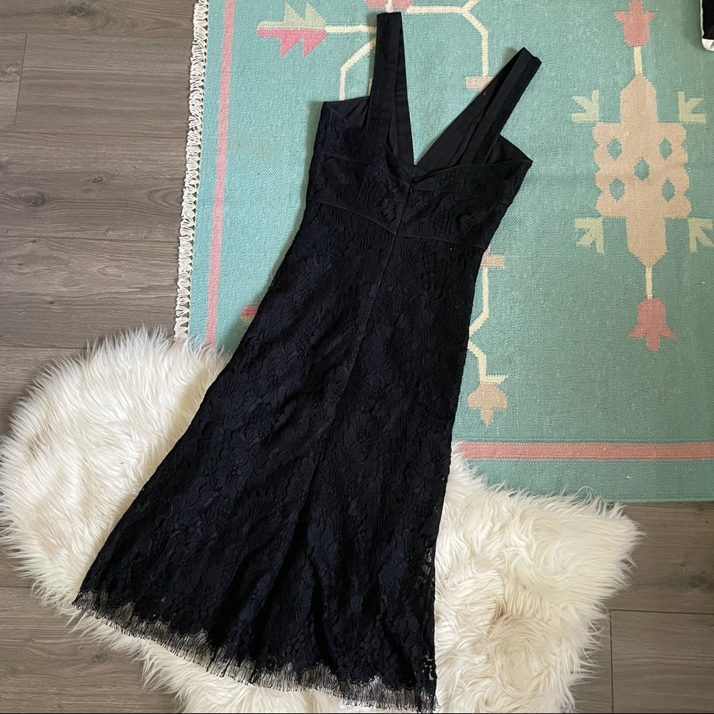 victoria beckham lace kick midi dress - Picture 8 of 12